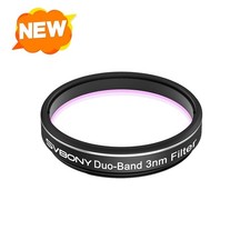 SVBONY SV220 3nm H-Alpha/OIII Dual-Band Filter 1.25", Full Frame DSO Photography