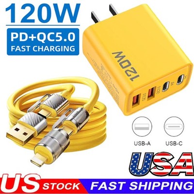 120WFast charging USB C type For iPhone, Samsung, Google, Motorola