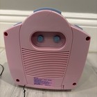 Vintage 2001 Pink Barbie FM Alarm Clock Radio Tested Works Battery Operated — photo 3