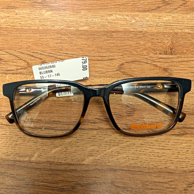 Timberland TB1788 TB1788-1 Square Full Rim Eyeglasses Blue/Brown 55-17-145