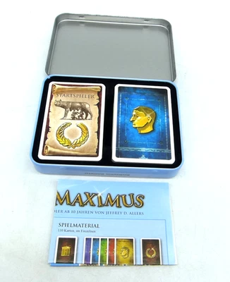 Circus Maximus Pegasus Kartenspiel Metalldose  Kellerfund Kellergeruch - Bild 1 von 4