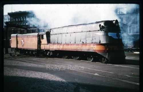 Duplicate Slide MILW #1 Class A 4-4-2 Milwaukee Road Milwaukee WI Hiawatha