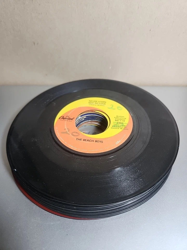 16 Vintage Rock 45 RPM Iconic Michael Jackson Pink Floyd & More Record Lot - Imagem 3 de 4