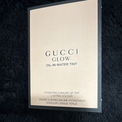 Gucci Glow Oil-In-Water Tint 217 Valeria Rose Hydrating Lip Tint Shine Sample