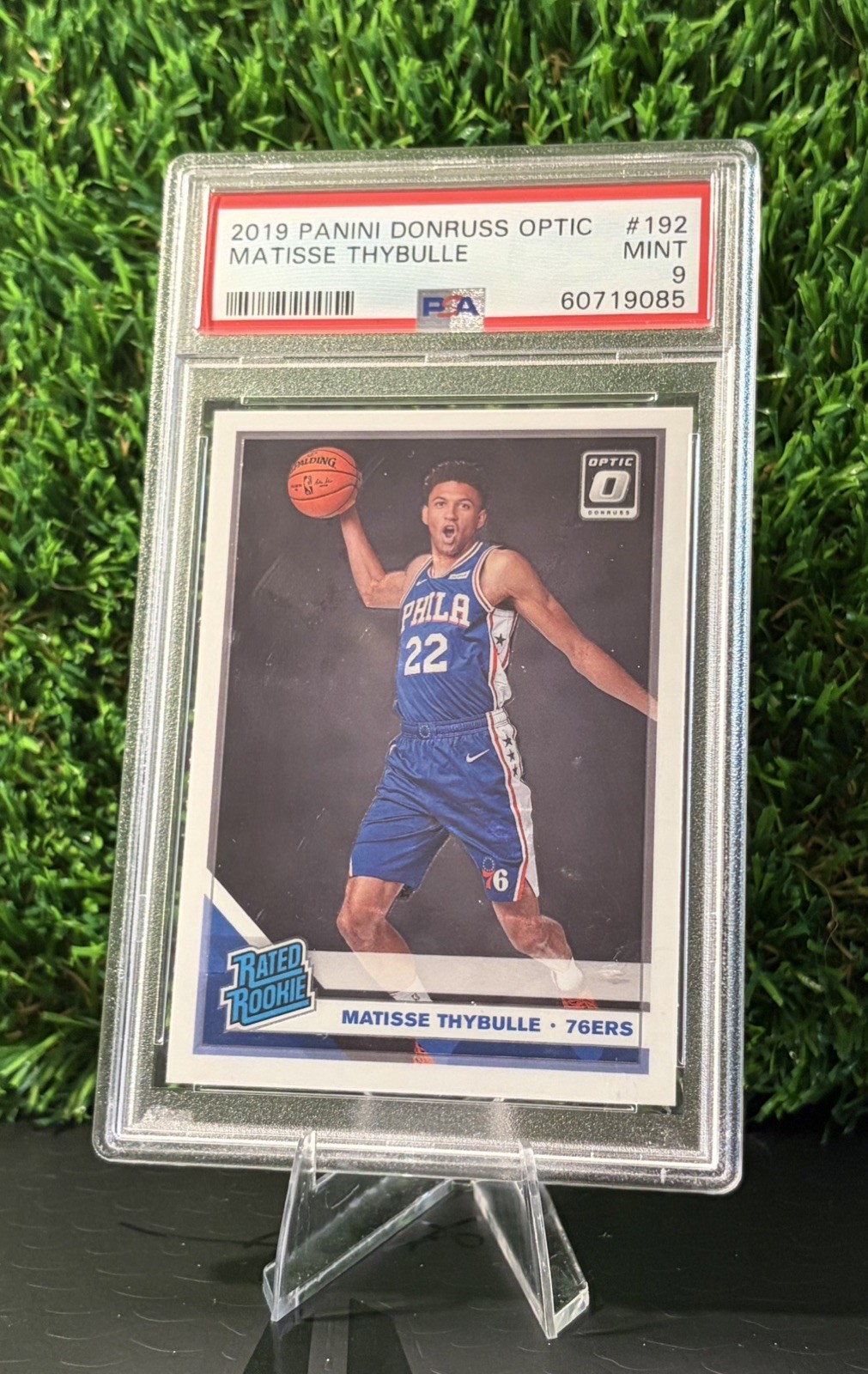 MATISSE THYBULLE 2019 PANINI DONRUSS OPTIC #192 PSA MINT 9