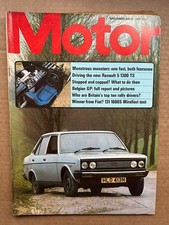 FIAT 131 1600S MIRAFIORI MOTOR MAGAZINE MAY 31 1975 - Fiat 131 cover with road t