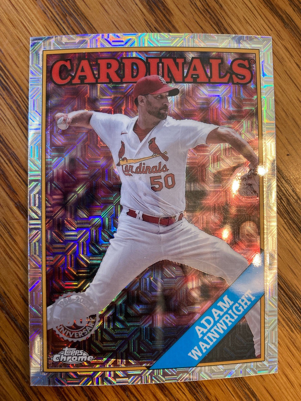 2023 Topps Update Silver Pack Mojo Refractor 1988 Adam Wainwright 39
