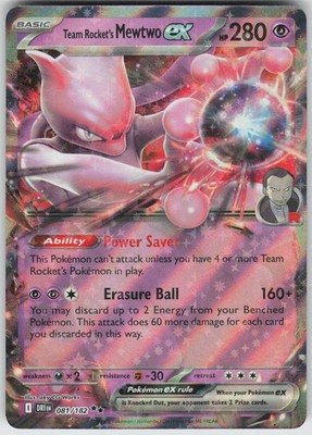 Pokemon Team Rocket's Mewtwo ex - 081/182 SV10: Destined Rivals