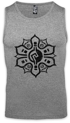 Aztec Flower I Herren Tank Top Aztecs Azteken Inka Maya Mayans Mayas Tattoo