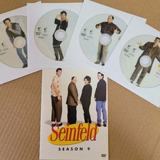 CHOICE: Seinfeld DVD Complete Seasons in Paper Sleeves w/ Art "No DVD Cases"