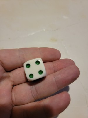 13 Dead End Drive Board Game Replacement Piece Vintage 1993 MB 1 Die Dice
