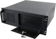 4U Wall Mount Wall Mount Server Cabinet IT Network Rack Enclosure Lockable Door