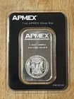 (1) APMEX 1 OZ .999 SILVER BARS