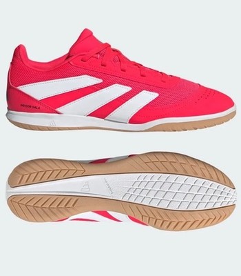 Adidas Predator Club Indoor Sala Fußballschuhe - Größe UK 10 Brandneu Rot