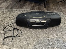 Sony CFD-222 AM/FM/CD/Cassette Tape Player Boombox - READ DESCRIPTION - WORKS