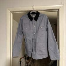 NWT Wallace  Barnes by J Crew Lightweight Twill Chore Jacket Coat in Light Blue