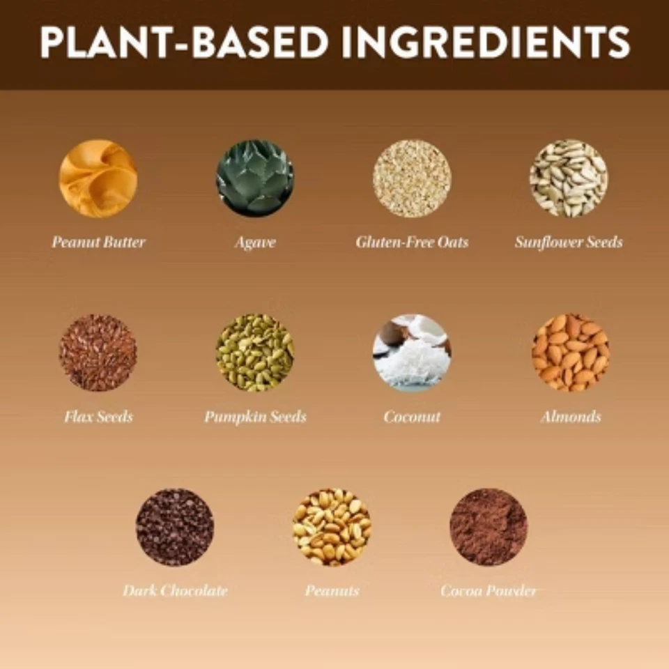 Протеиновая шайба какао арахисовый батончик, 2,25 унц, шоколад PB - Изображение 4 из 4