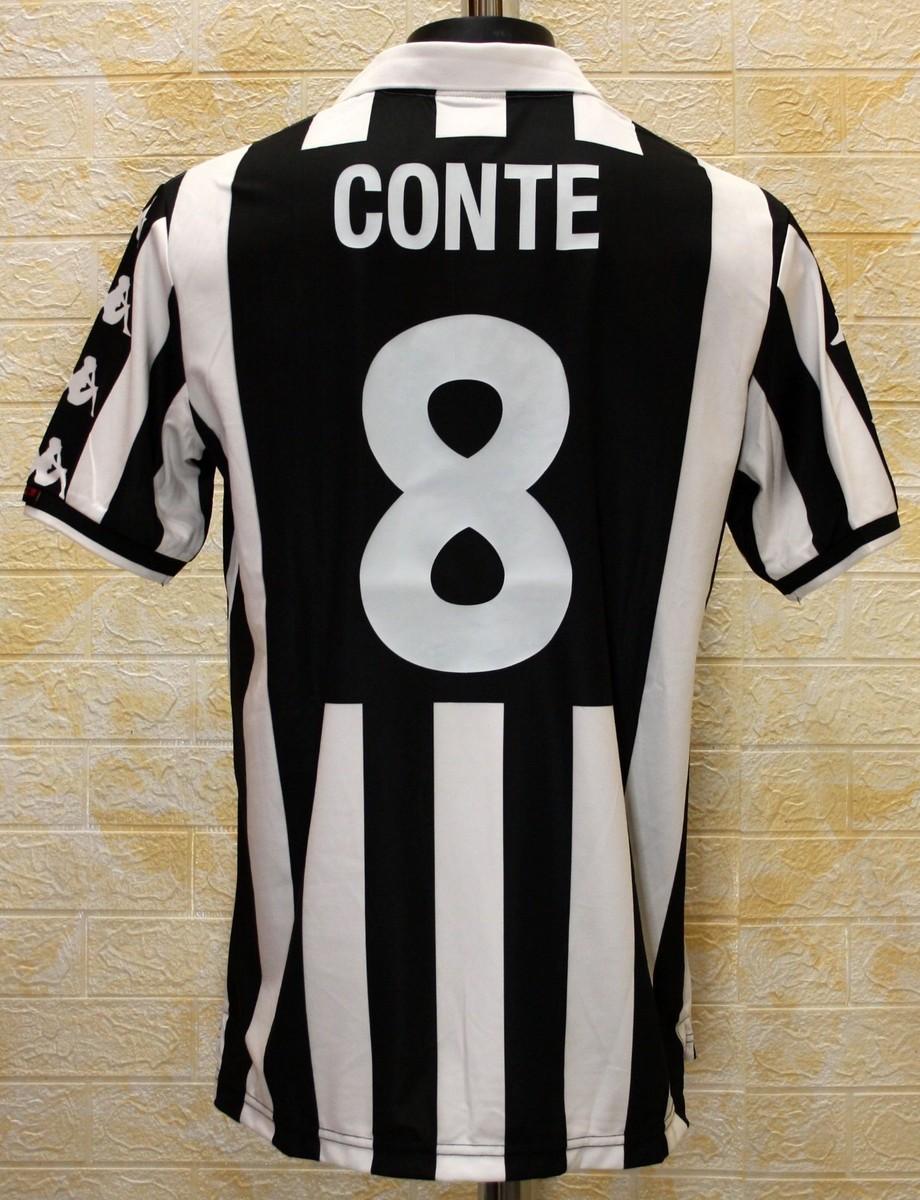 Juventus FC 1999-00 short sleeve home jersey shirt Conte #8 | eBay