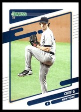 Gerrit Cole 2021 Donruss #212 New York Yankees FREE SHIPPING AutographDen