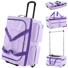 Dance Bag With Garment Rack For Travel Rolling Garment Bag for Dancer Girls Boys