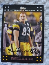 HEATH MILLER 2007 Topps #211.  STEELERS