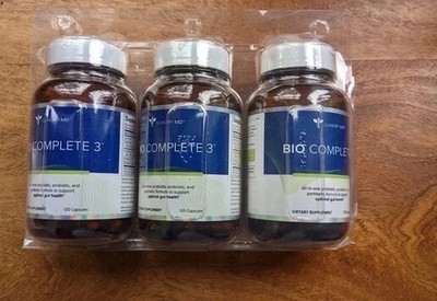 3Pack Gundry MD Bio Complete 3 Supplement 60 Capsules Gut Optimal Health (New)
