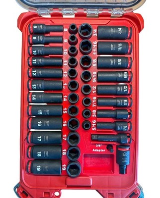 Milwaukee Packout Einsatz Einlage für 43tlg 3/8'' Schlagschrauber Steckschlüsselsatz 49-66-7009 