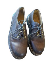 Dr Doc Martens 1561 Brown Leather Oxford Shoes Made In England Men Sz 6 UK 7 US