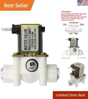 Reliable Normally Closed 1/4'' Solenoid Valve for Reverse Osmosis Water Systems