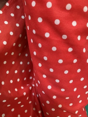 Dederon Punkte Polyester Ostalgie Stoff Meterware DDR Deko - Bild 1 von 2