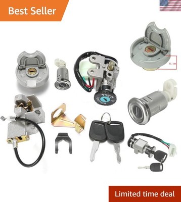 Complete Ignition Switch Key Set for GY6 49cc/50cc Scooters - Easy Install