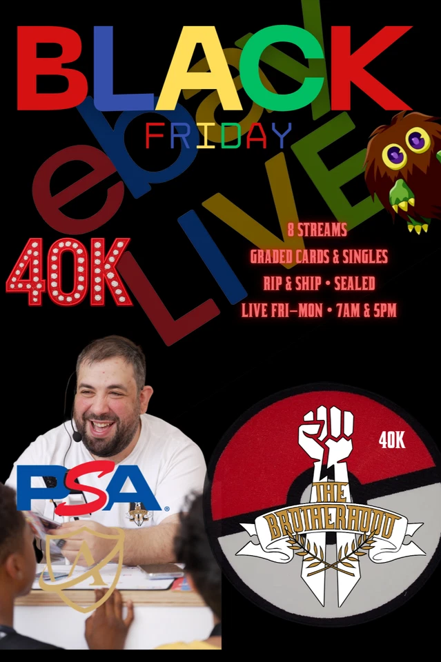 BLACK FRIDAY LIVE WITH THE BROTHERHOOD GAMES FRIDAY 7AM 