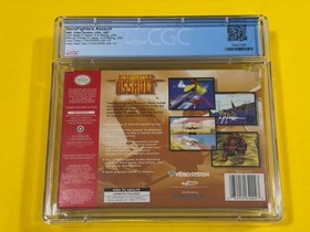 AeroFighters Assault (1st Print, 1997, CGC 9.2) Nintendo 64 N64 not WATA PSA VGA