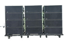 Meyer Sound LYON-W Line Array Loudspeakers W/Cart Lot of 16 THS