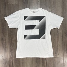 Eminem 2012 Tour T Shirt Adult Size Large Rap Tee White Anvil Double Sided