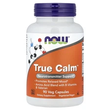Now Foods True Calm 90 Veggie Caps GMP Quality Assured, Vegan, Vegetarian