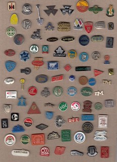 Vintage TRACTOR pin badges 1960s Job Lot Massey Ferguson Welger Alfa Laval