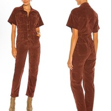 We The Free Jumpsuit Marci Cord One Piece Free People Brown New Size Small