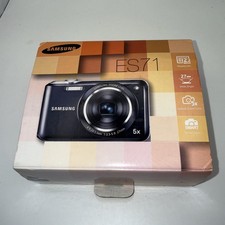 Samsung Digital Camera ES71 12.2MP Black | Box, USB, Lowepro Case fully working 
