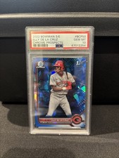 2022 Bowman Sapphire Edition Chrome Prospects  Elly De La Cruz PSA 10 #BCP50
