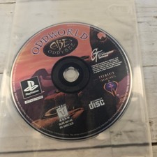 Oddworld Abes Oddysee Sony PlayStation 1 PS1 Game Disc Only SLUS-00190 NTSC 1997