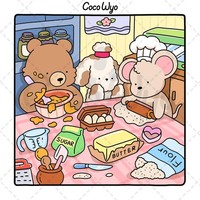Cozy Friends Coloring Book: Cute Animal Designs For Adults & Teens Relaxation