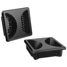 2pcs RV Sewer Hose Caps Bumper End Caps with Vent Holes Durable Plastic Fit f...