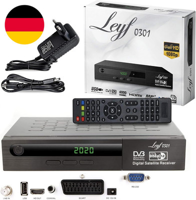 Leyf Satellite Receiver Digital Satellite Receiver (HDTV, DVB-S/DVB-S2, HDMI, SC