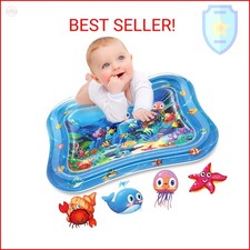 Infinno Inflatable Tummy Time Mat Premium Baby Water Play Mat for Infants and To