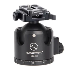 SunwayFoto XB-52+SDC-50 Lever Clamp Low-Profile Ball Head Arca & Picatinny Comp