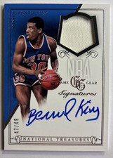 2013 Panini National Treasures: Nba Game Gear Signatures Bernard King #GS-BK /49