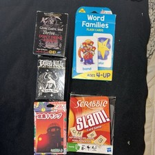 4 Playing Cards ,and 1- Word Families Flash Cards