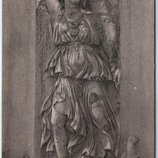 c1900s Carthage, Tunisia L Abondance Sculpture Jardin Musee Abundance 3m H. A343