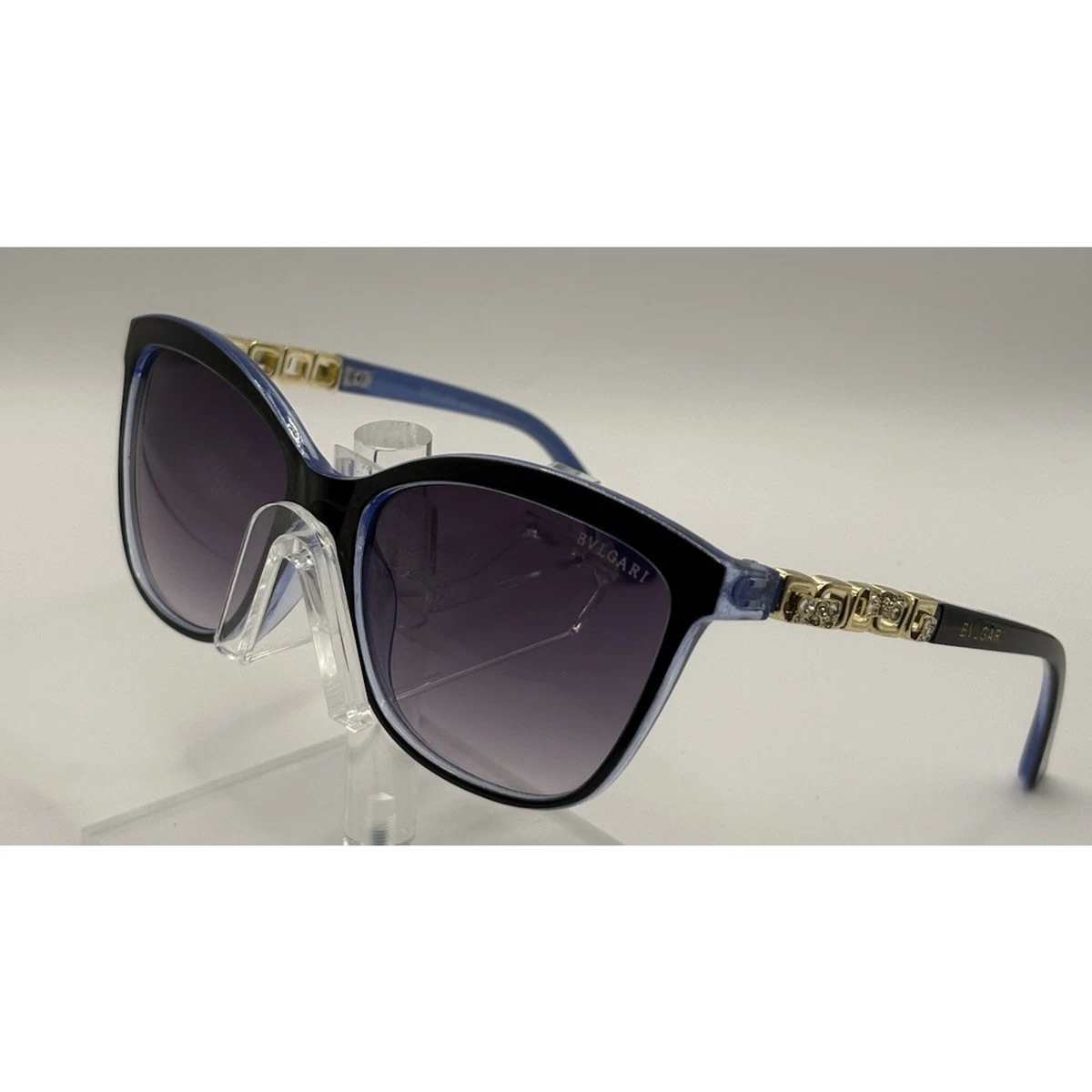 Bvlgari Cat Eye Sunglasses Blue for Women for sale | eBay display picture 1